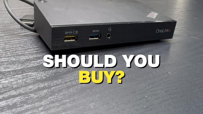 Amazon.com: Lenovo ThinkPad OneLink Plus Dock - 40A40090US